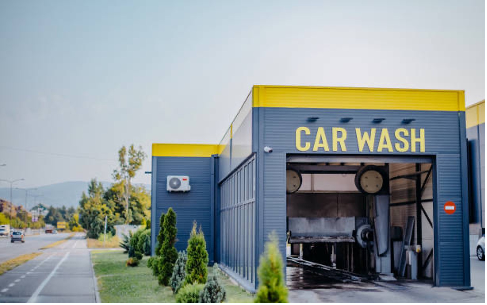 Car Wash Near Road